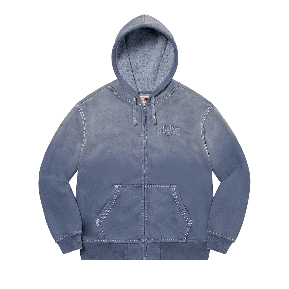 Supreme x True Religion Zip Up Hooded Sweatshirt 'Indigo' Blue Fall/Winter 2022