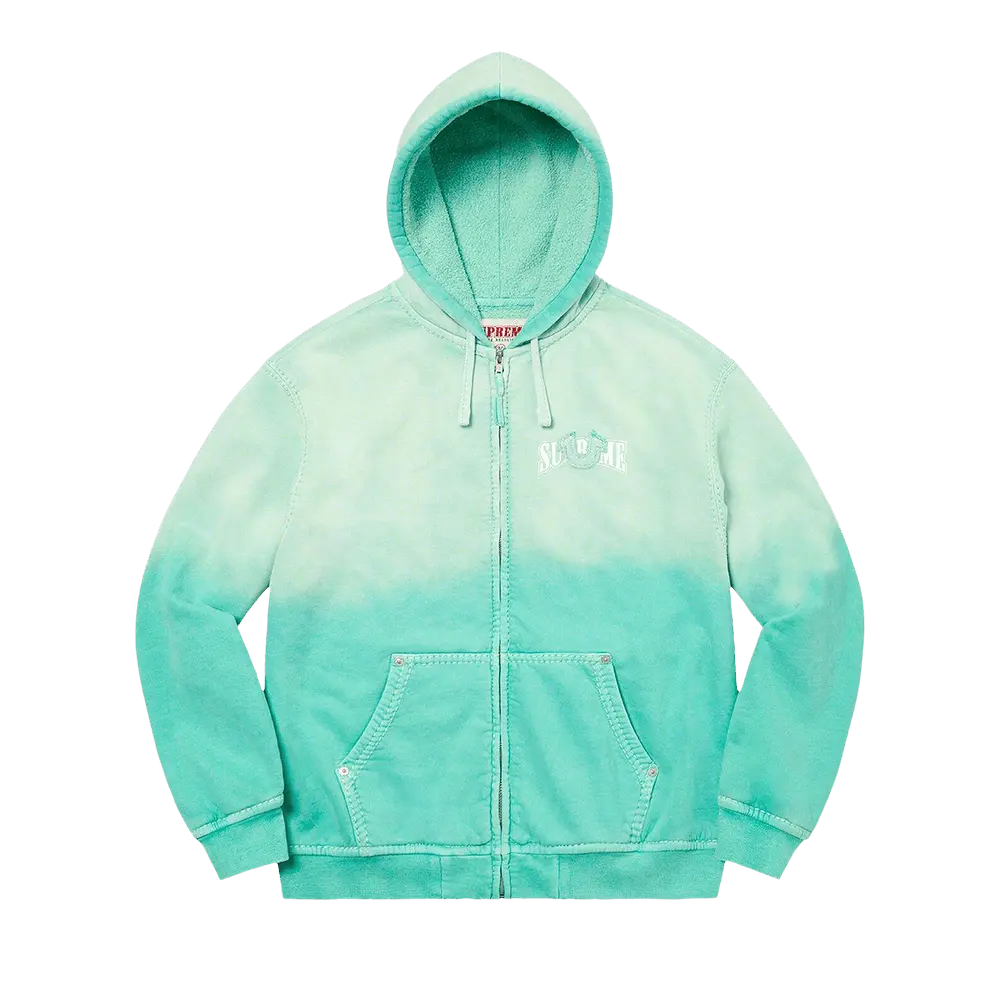 Supreme x True Religion Zip Up Hooded Sweatshirt 'Aqua' Blue Fall/Winter 2022