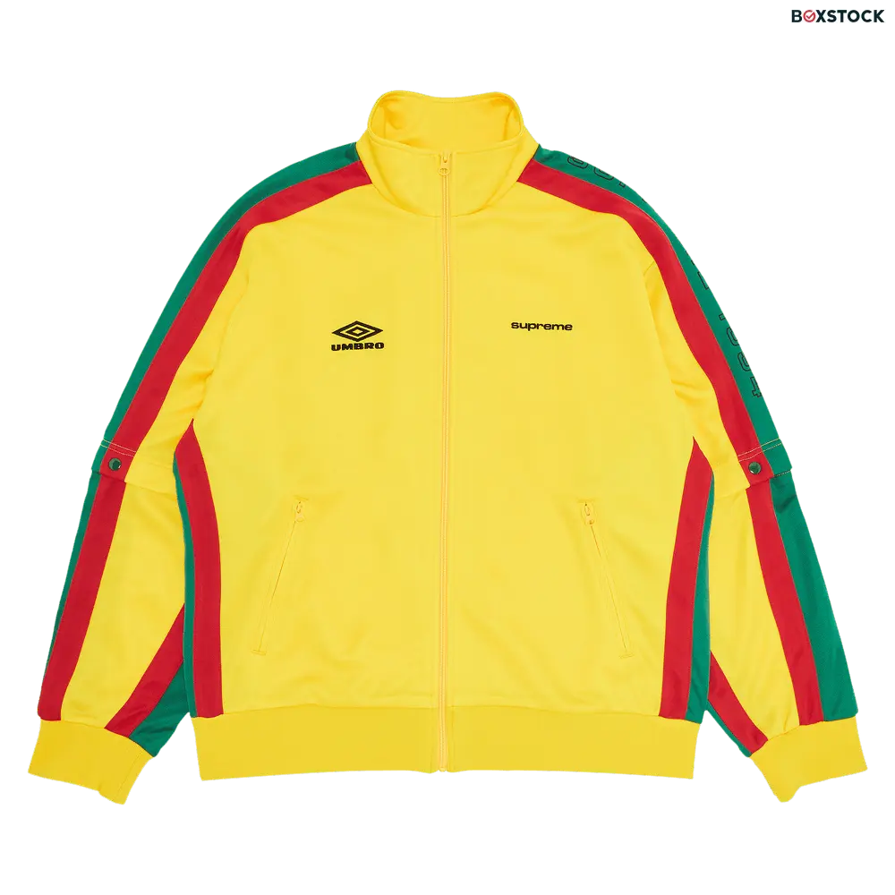 supreme Supreme x Umbro Snap Sleeve Jacket 'Yellow' Spring/Summer 2023