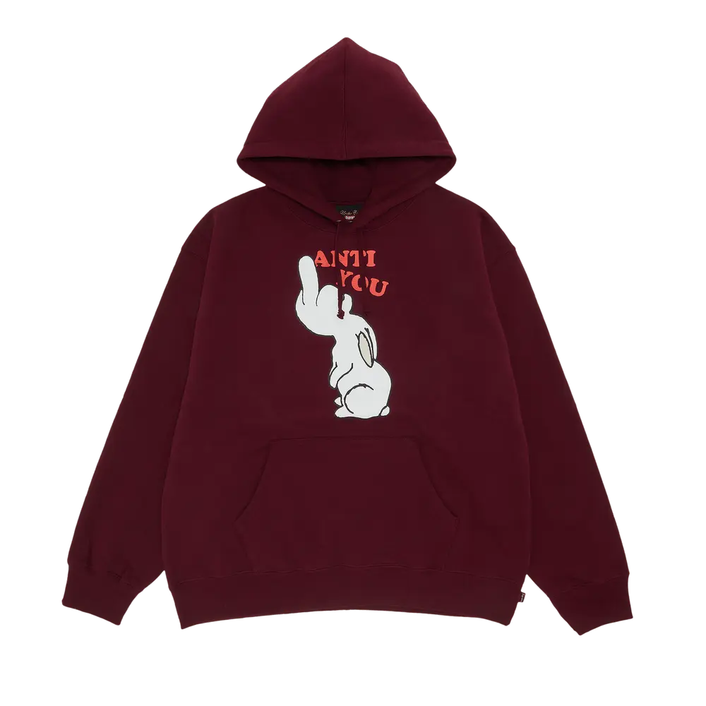 Supreme x UNDERCOVER Anti You Hooded Sweatshirt 'Burgundy' Red Spring/Summer 2023