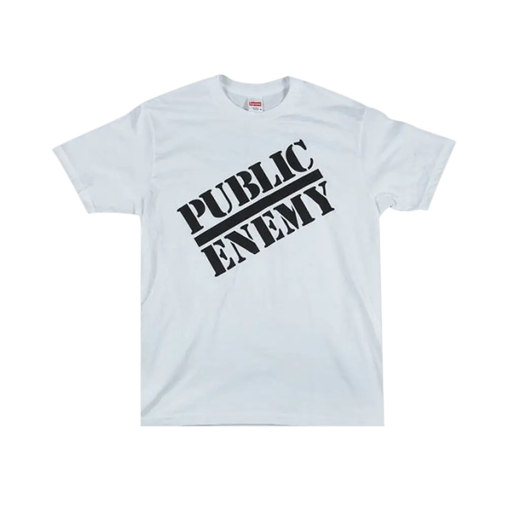 Supreme x Undercover x Public Enemy Blow Your Mind T-Shirt 'White' Spring/Summer 2018