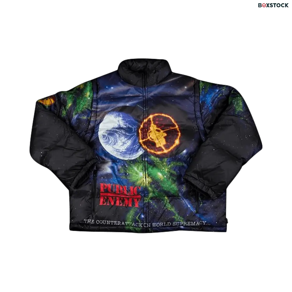 supreme Supreme x Undercover x Public Enemy Puffy Jacket 'Multi' Multi-Color Spring/Summer 2018
