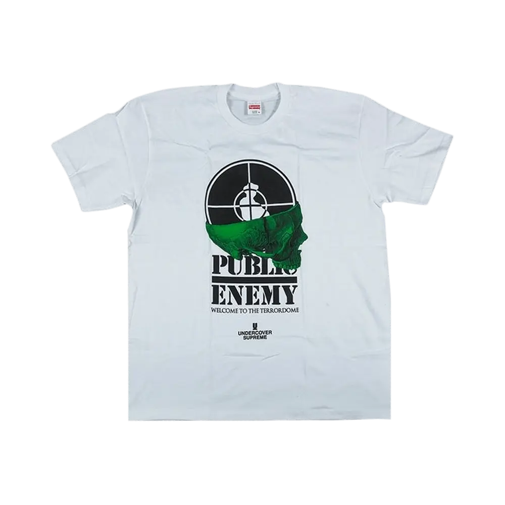 Supreme x Undercover x Public Enemy Terrordome T-Shirt 'White' Spring/Summer 2018