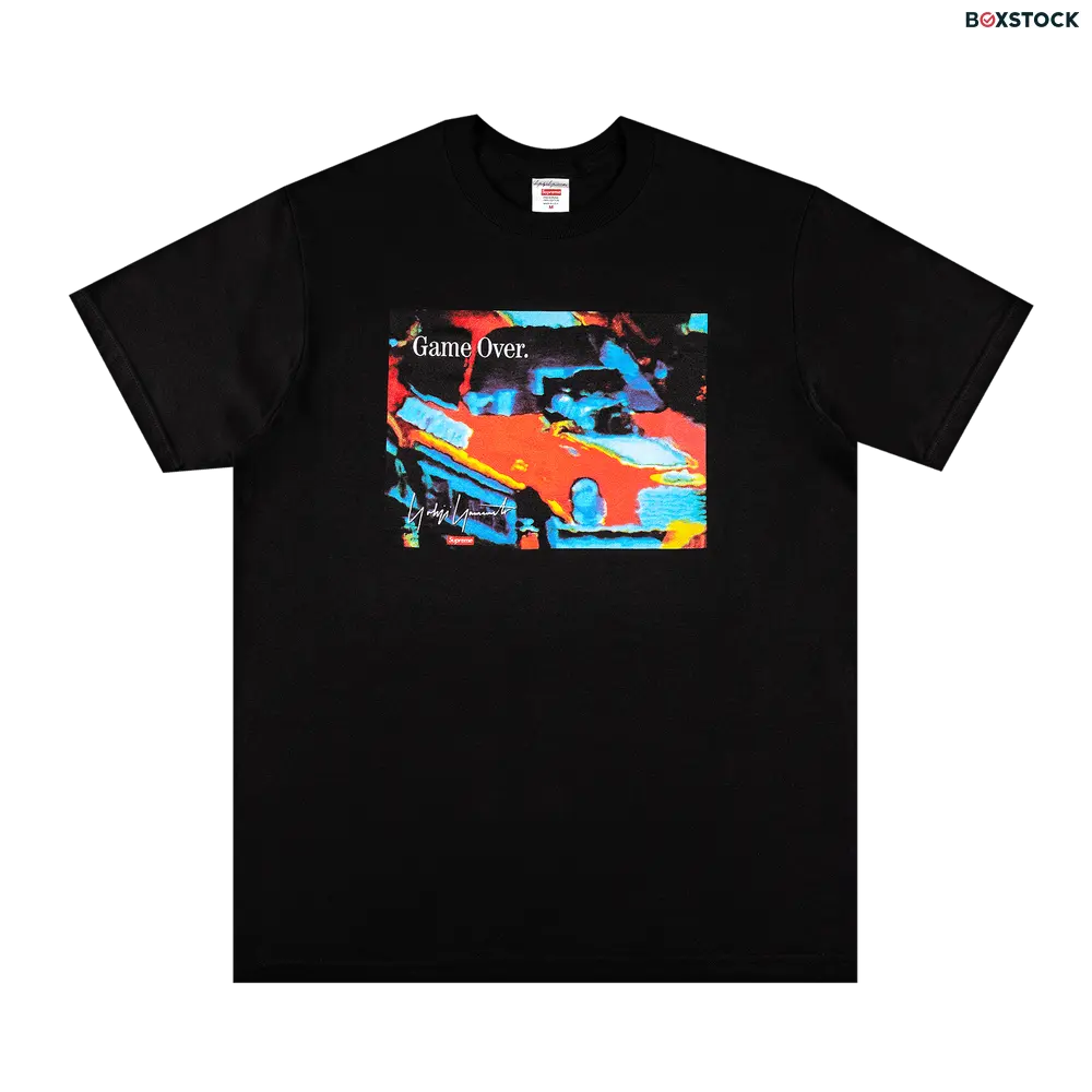 supreme Supreme x Yohji Yamamoto Game Over Tee 'Black' Fall/Winter 2020