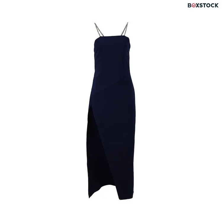 The Attico Midi Dress 'Navy' Blue Spring/Summer 2022