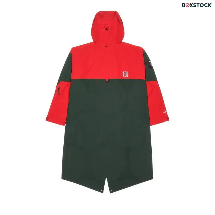 The North Face x Undercover SOUKUU Geodesic Shell Jacket 'Dark Cedar Green/High Risk Red' Fall/Winter 2023