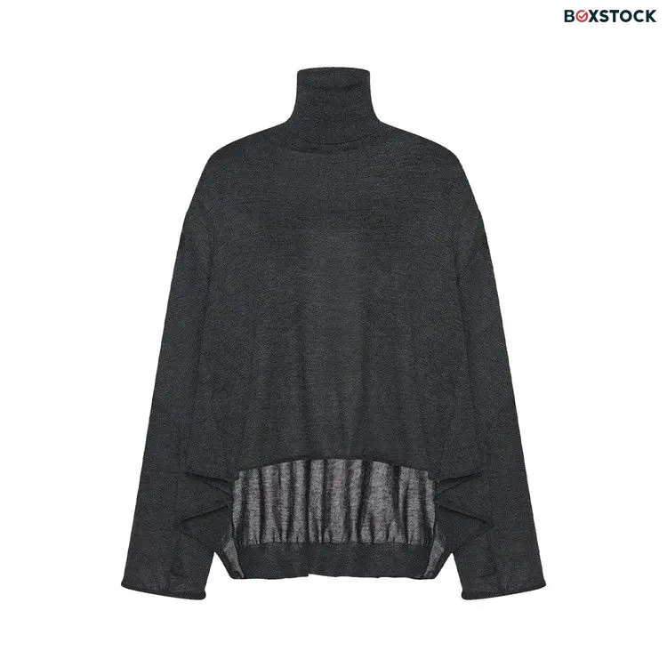 The Row Erfurt Cashmere Jumper 'Dark Shadow' Black