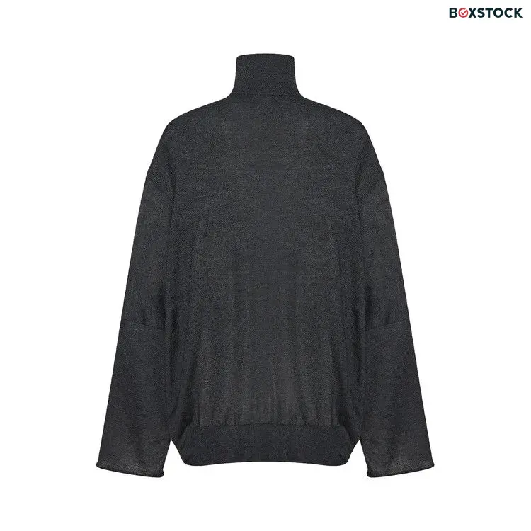 The Row Erfurt Cashmere Jumper 'Dark Shadow' Black