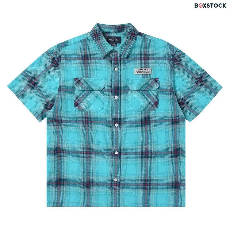 thisisneverthat Ombre Check Shirt 'Green' Spring/Summer 2024