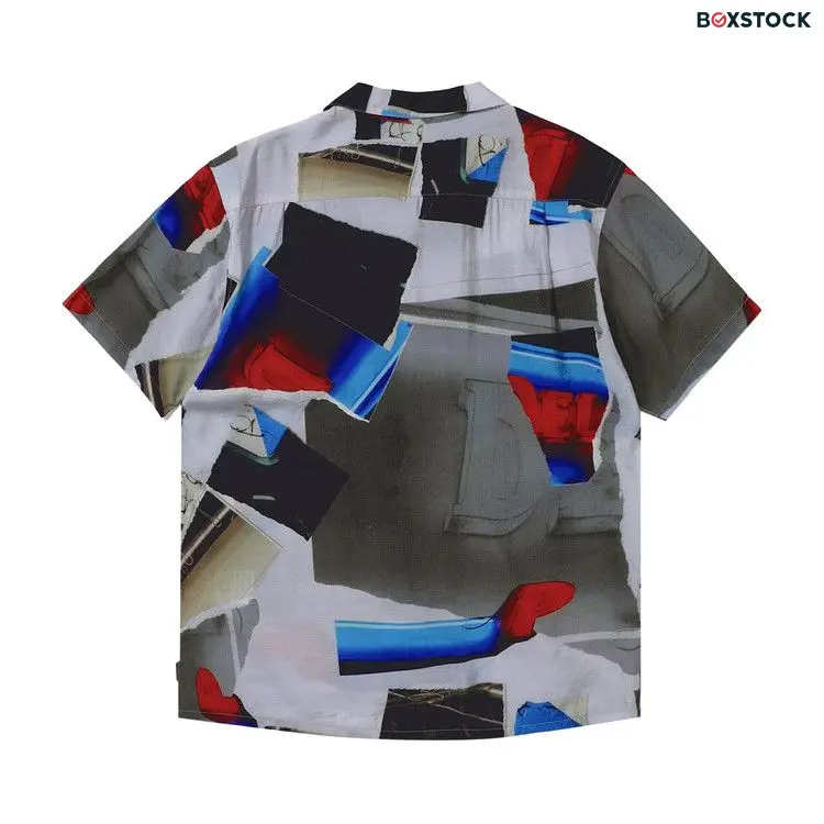 thisisneverthat Torn Rayon Short-Sleeve Shirt 'Multicolor' Multi-Color Spring/Summer 2024