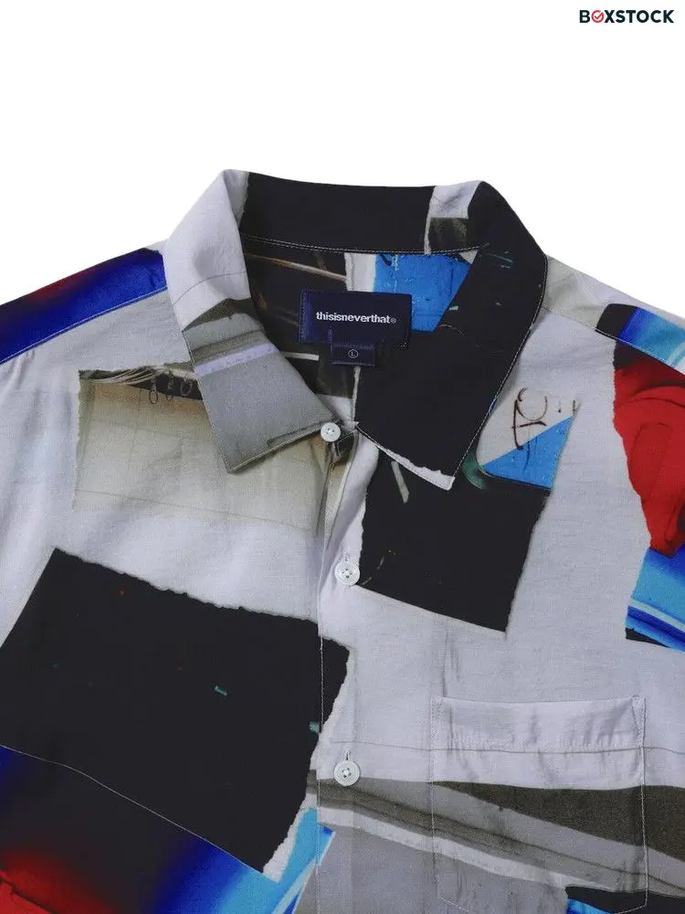 thisisneverthat Torn Rayon Short-Sleeve Shirt 'Multicolor' Multi-Color Spring/Summer 2024