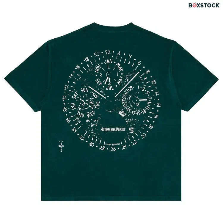 Travis Scott x Audemars Piguet Watch Face Tee 'Green' Fall/Winter 2023