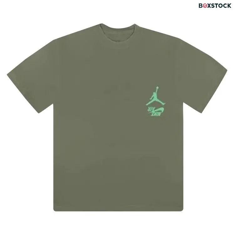 Travis Scott x Nike Air Jordan Highest T-Shirt 'Olive' Green Fall/Winter 2019