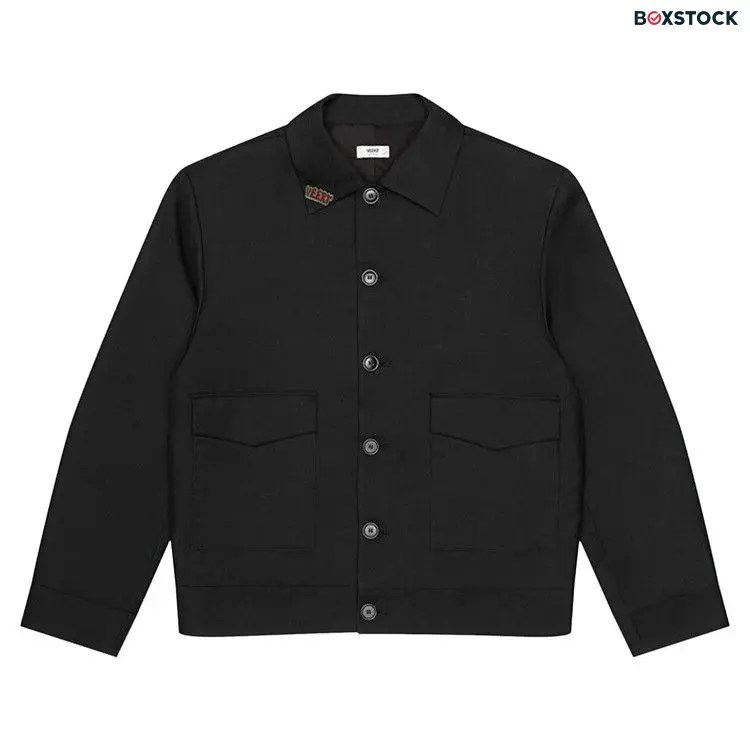 VEERT Virgin Wool Structured Jacket With Removable Pin 'Black' Fall/Winter 2023