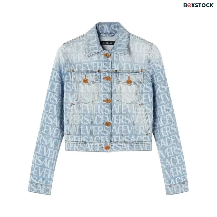 Versace Denim Jacket 'Light Blue' Pre-Spring 2023