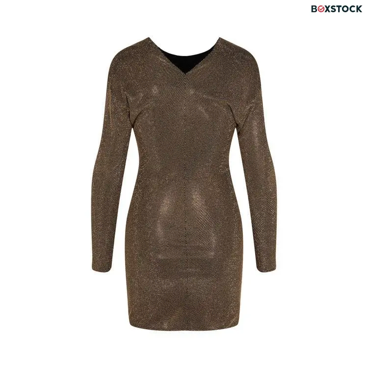 Versace Embroidered Long-Sleeve Mini Dress 'Black' Spring/Summer 2024