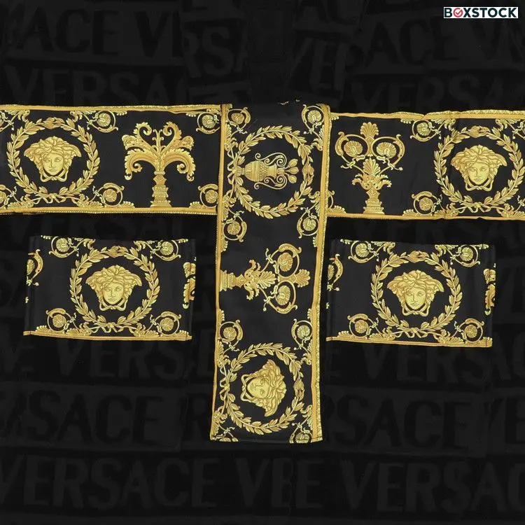 Versace I Heart Baroque Bath Robe 'Black' Spring/Summer 2021