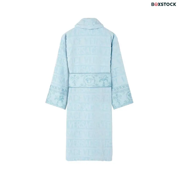 Versace I Heart Baroque Bath Robe 'Pale Blue' Pre-Fall 2024