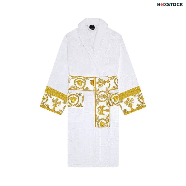 Versace I Heart Baroque Bath Robe 'White' Spring/Summer 2021