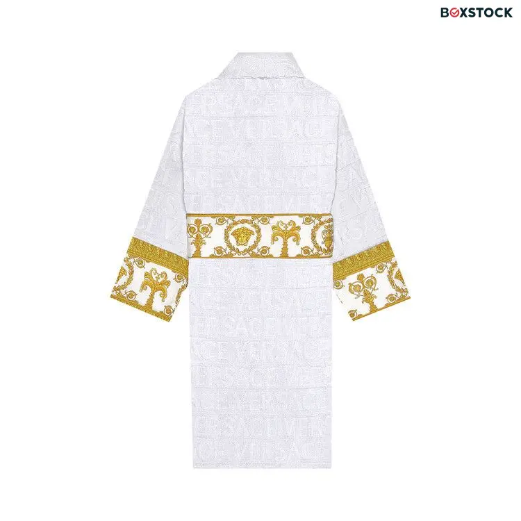 Versace I Heart Baroque Bath Robe 'White' Spring/Summer 2021