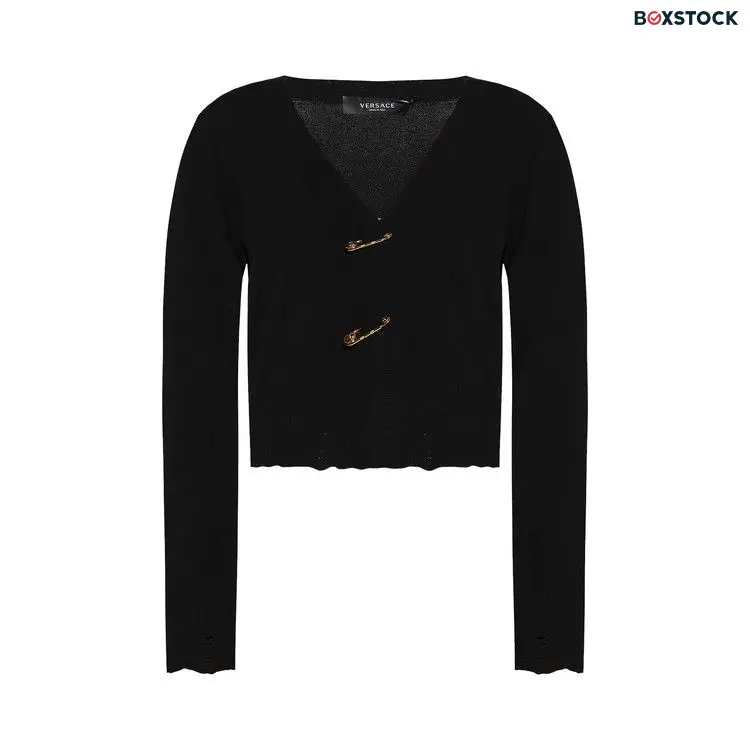 Versace Knit Top 'Black' Fall/Winter 2021