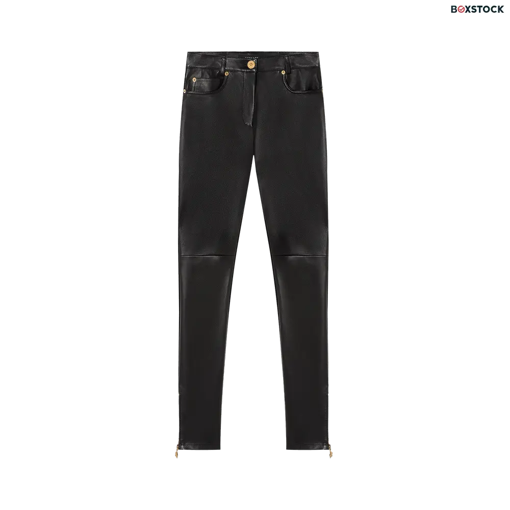 Versace Leather Leggings...