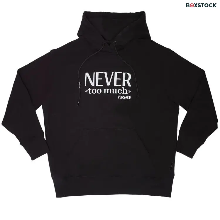 Versace Never Too Much Sweatshirt 'Black' Fall/Winter 2022