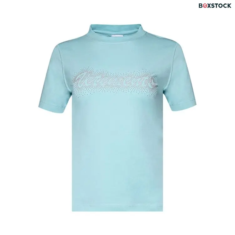 Vetements Bling Logo Fitted T-Shirt 'Mint' Green Spring/Summer 2024