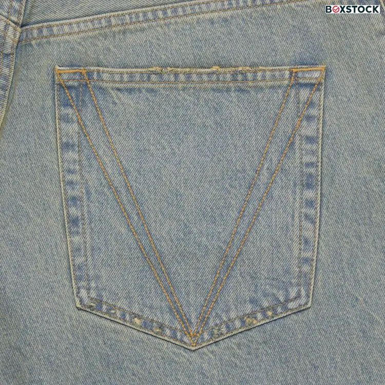 Vetements Destroyed Baggy Shorts 'Blue/Sand' Spring/Summer 2024