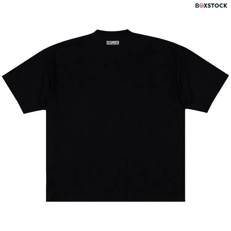Vetements Embroidered Logo T-Shirt 'Black' Spring/Summer 2024