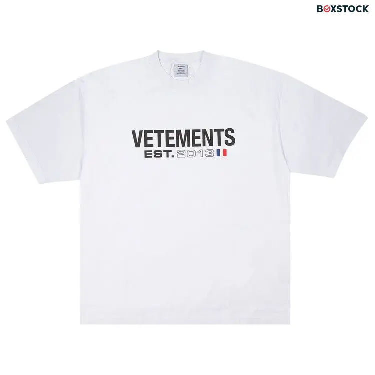 Vetements Flag Logo T-Shirt 'White' Spring/Summer 2024