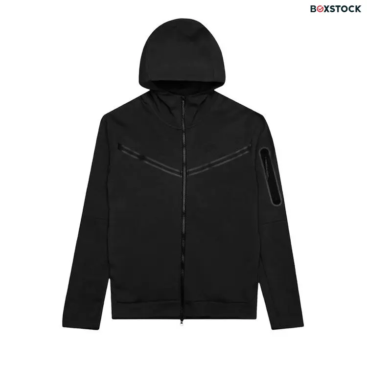 Nike Tech Fleece Full Zip Hoodie 'Black'