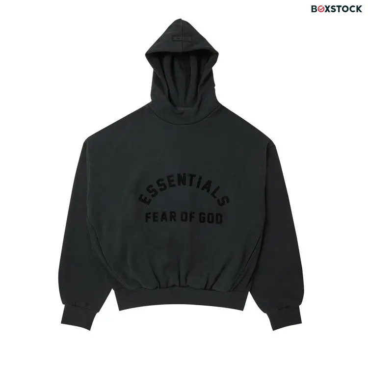 Fear of God Essentials Hoodie 'Jet Black' Spring/Summer 2023
