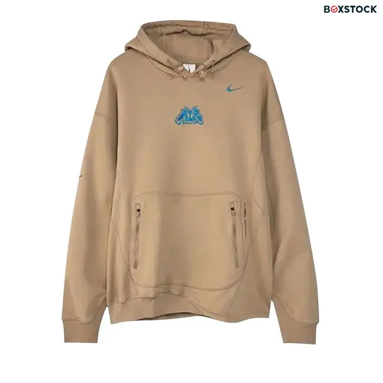 Nike x Off-White Fleece Hoodie 'Khaki' Tan Fall/Winter 2022