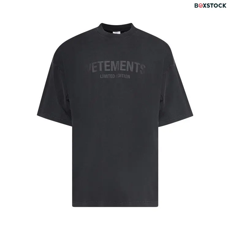 Vetements Limited Edition Logo T-Shirt 'Black' Fall/Winter 2024