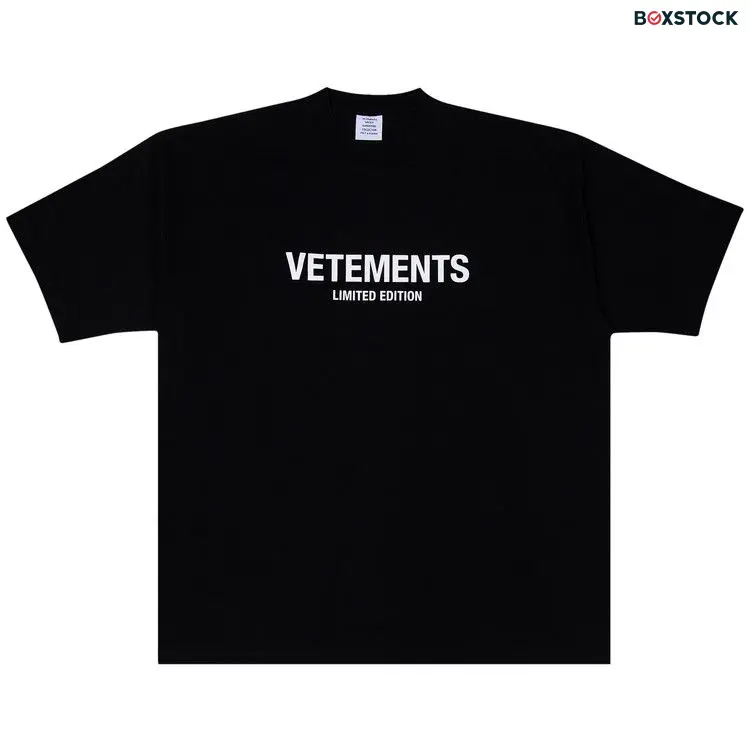 Vetements Limited Edition Logo T-Shirt 'Black/White' Spring/Summer 2024