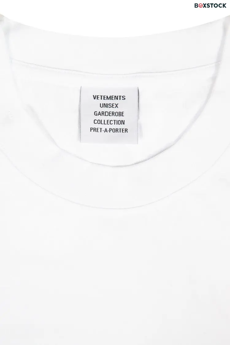 Vetements Property Of T-Shirt 'White' Spring/Summer 2024