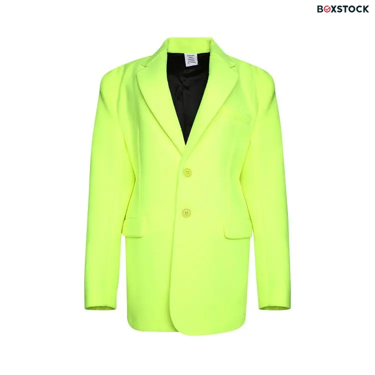 Vetements Tailored Jacket 'Fluo Yellow' Spring/Summer 2023