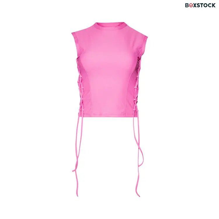 Vetements Tank Top With Laces 'Hot Pink' Spring/Summer 2024