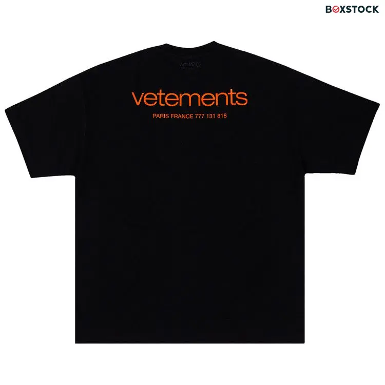 Vetements Urban Logo T-Shirt 'Black' Spring/Summer 2024