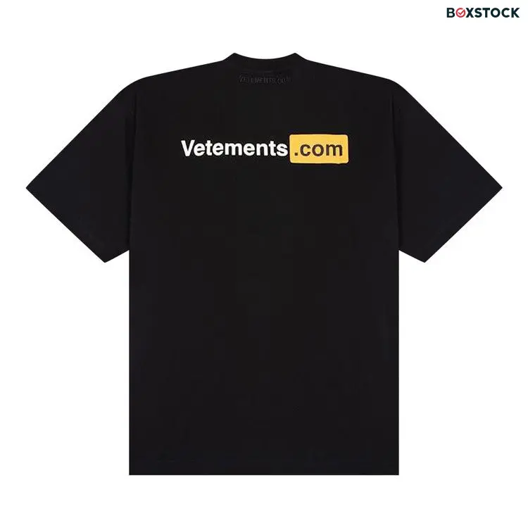 Vetements XXX Logo T-Shirt 'Black' Fall/Winter 2024
