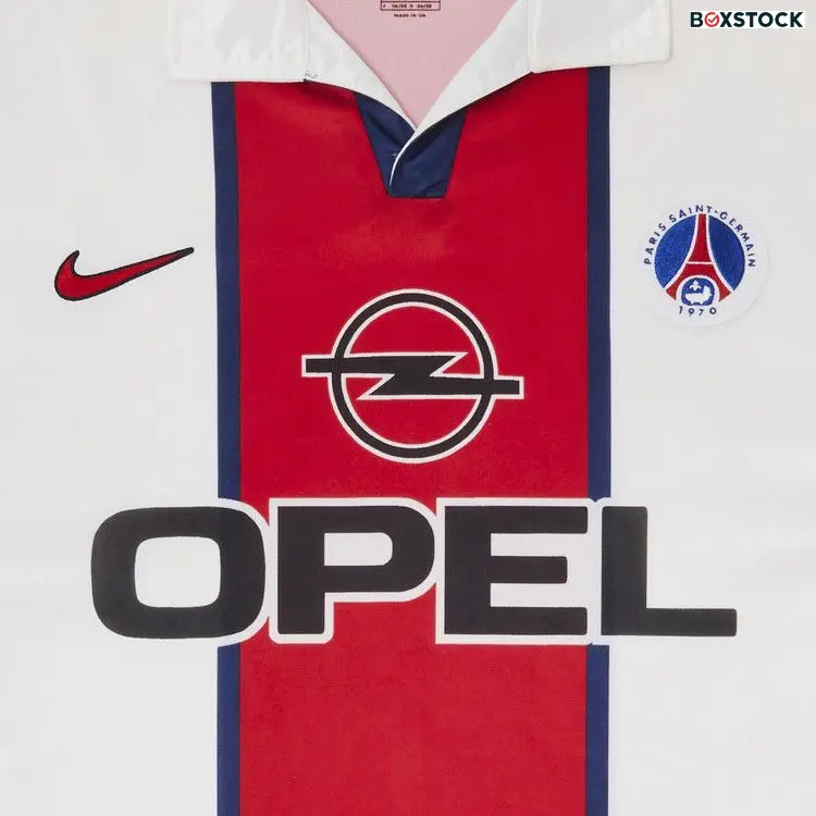 Vintage Paris Saint-Germain Away Stadium Jersey 'White' Fall/Winter 1998