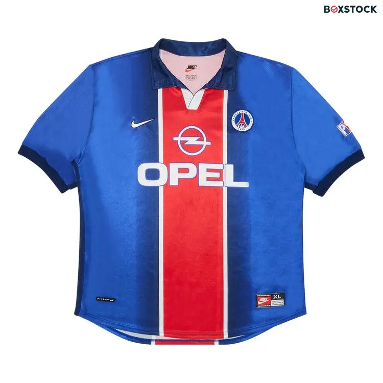 Vintage Paris Saint-Germain Home Stadium Jersey 'Blue' Fall/Winter 1998
