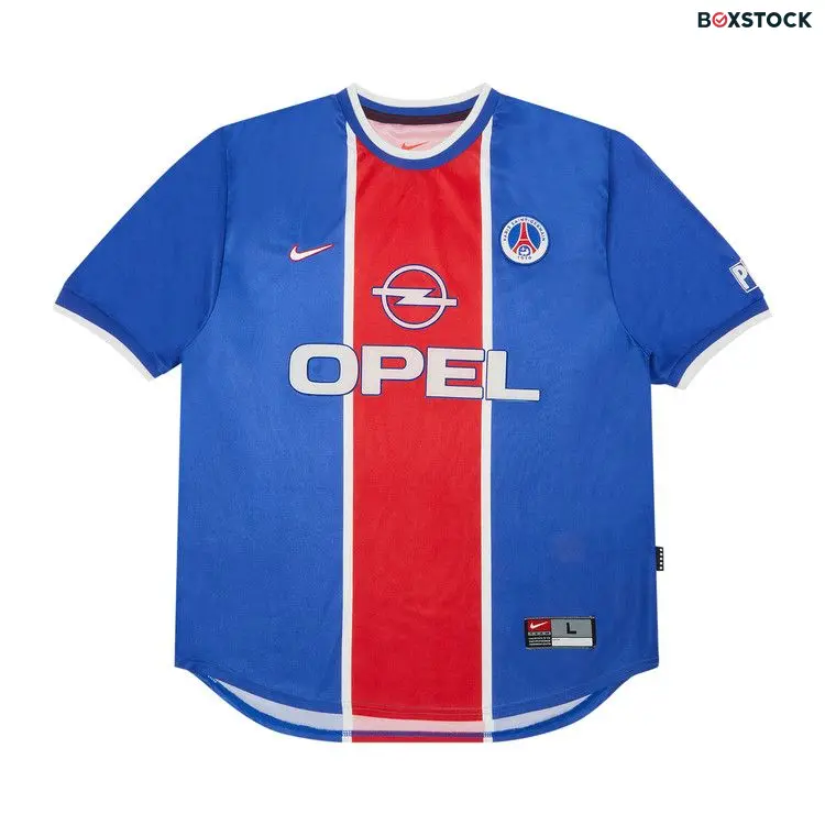 Vintage Paris Saint-Germain Home Stadium Jersey 'Blue' Fall/Winter 1999