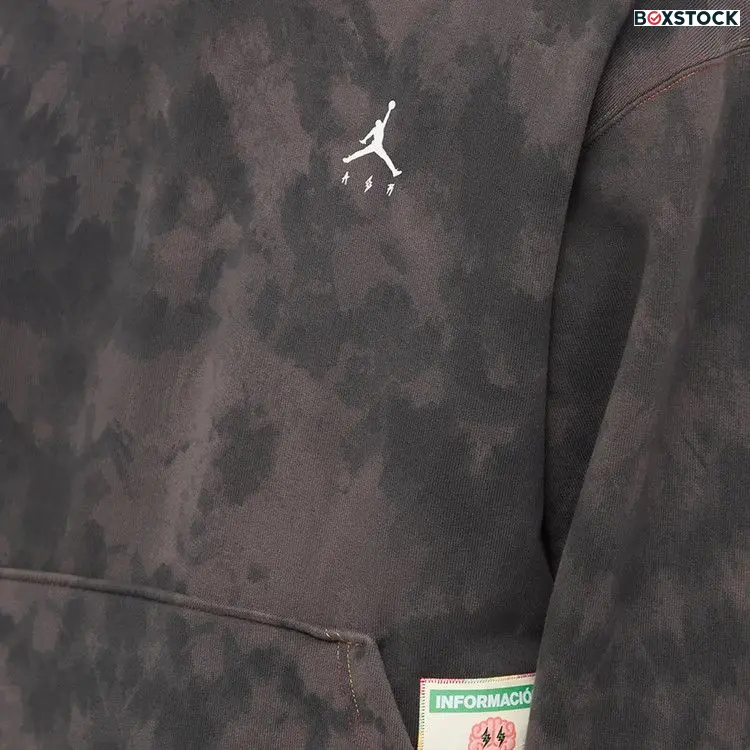 Air Jordan x J Balvin Fleece Hoodie 'Flat Pewter'