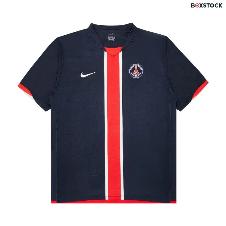 Vintage Paris Saint-Germain Home Stadium Jersey 'Navy/Red' Blue Fall/Winter 2006