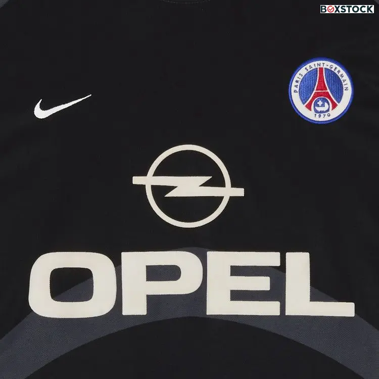 Vintage Paris Saint-Germain Third Stadium Jersey 'Black' Fall/Winter 2001
