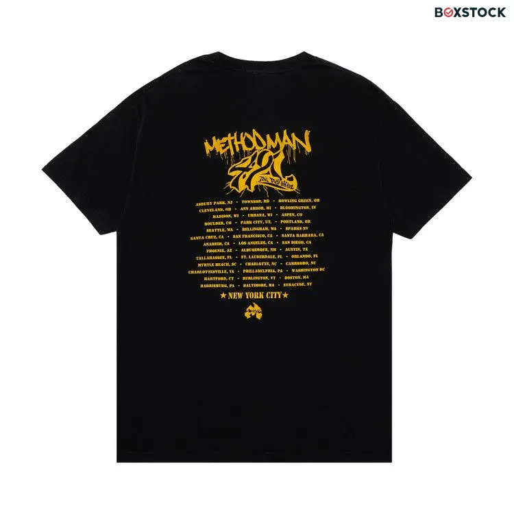 Music Vintage Wu-Tang Clan Method Man 421 The Day After T-Shirt 'Black' Spring/Summer 2006