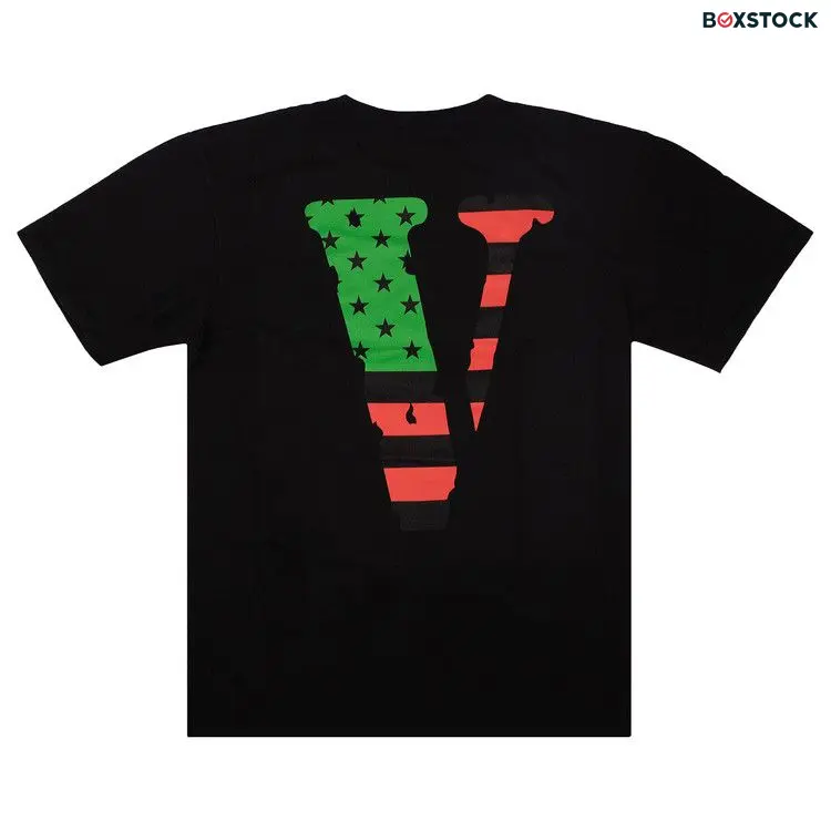 Vlone Flag Power T-Shirt 'Black'