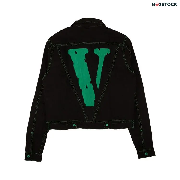 Vlone Friends Denim Jacket 'Black/Purple'